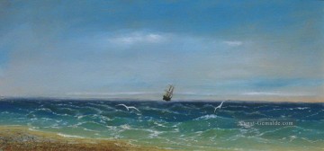  russisch malerei - Segeln im Meer 1884 Verspielt Ivan Aiwasowski russisch